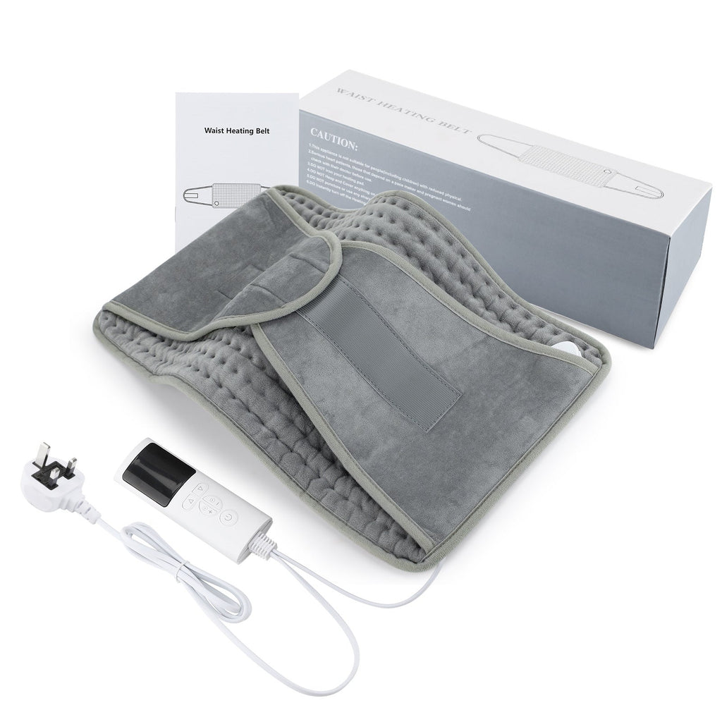 Back Heating Support Belt – Heated Waist Brace with Adjustable Temperature