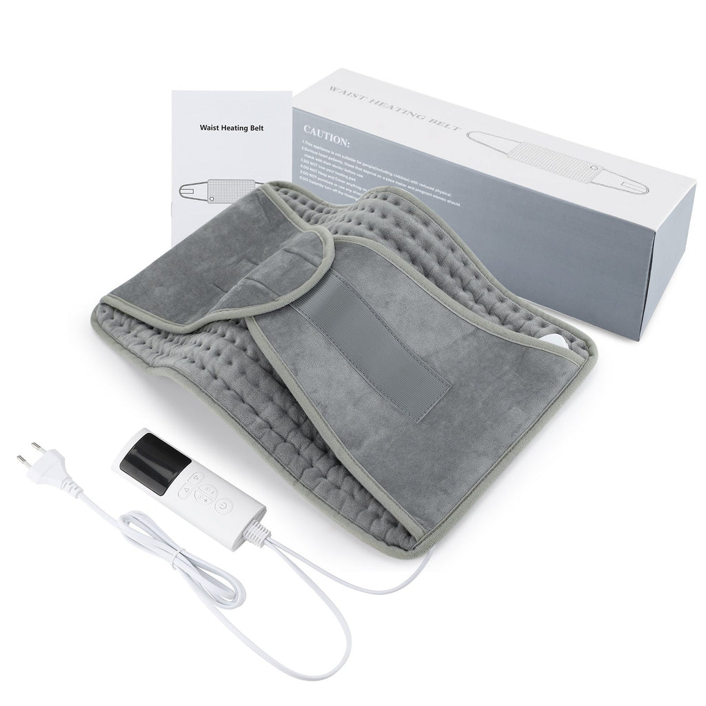 Back Heating Support Belt – Heated Waist Brace with Adjustable Temperature