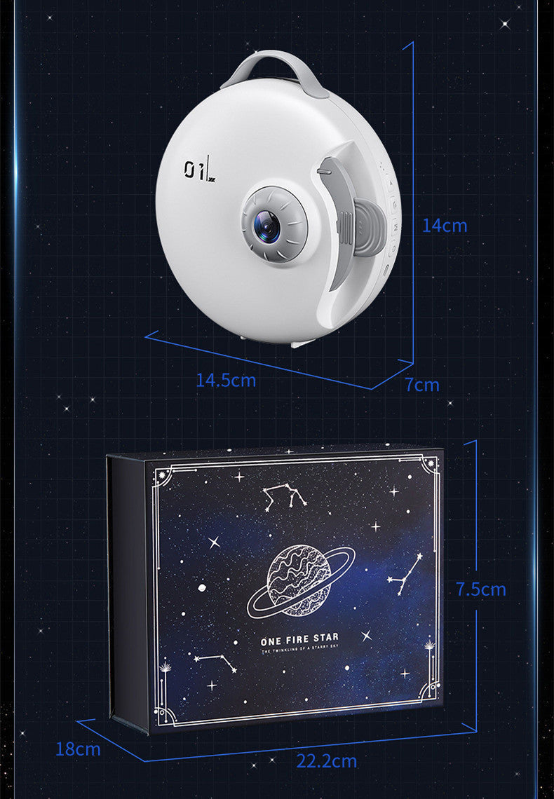 Cozy galaxy bedroom night lamp
