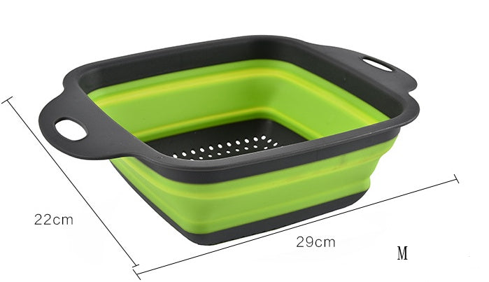 🧺 Square Folding Telescopic Drain Basket