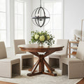 LH Home Irish Coast Round 47/63" Extension Dining Table