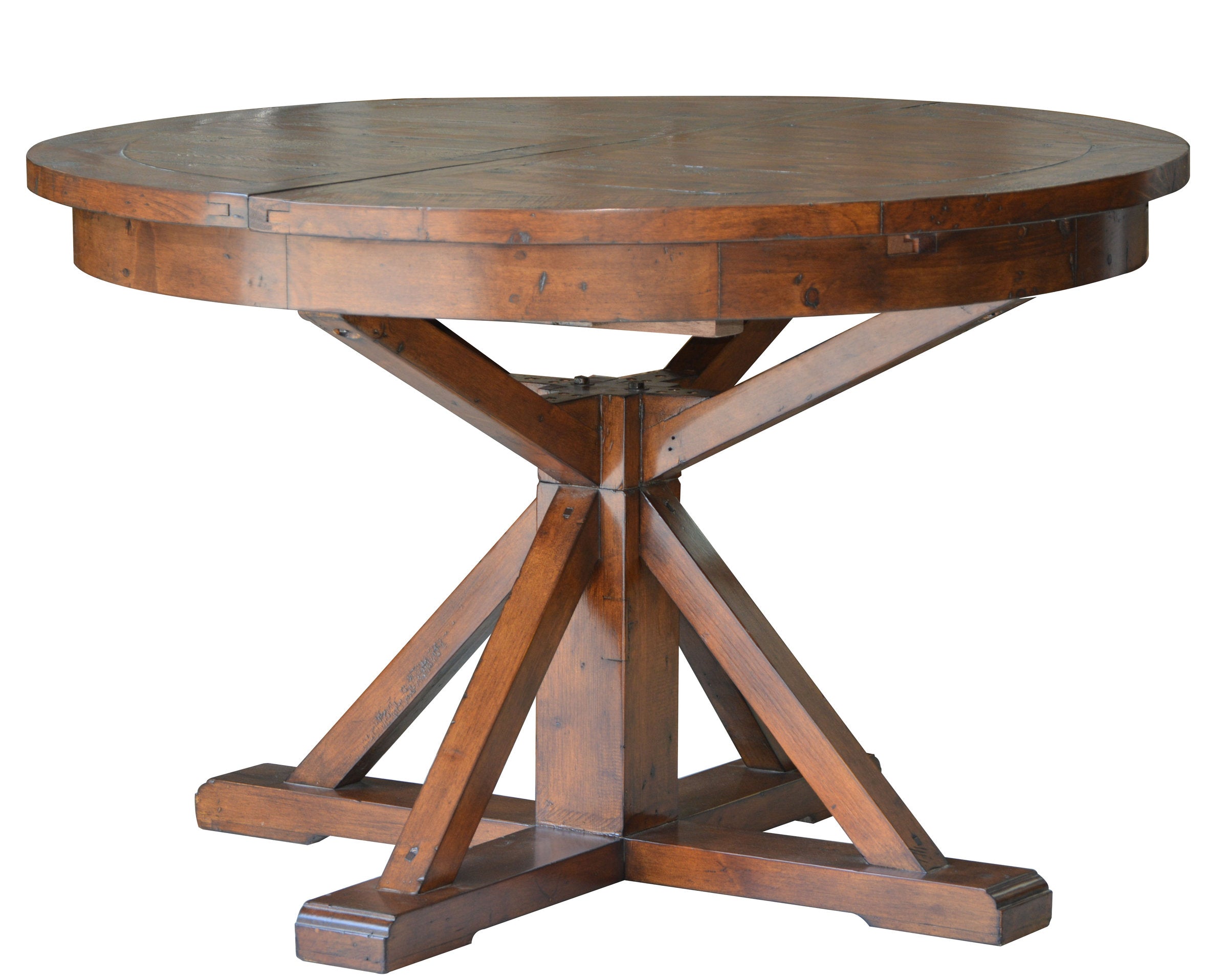 LH Home Irish Coast Round 47/63" Extension Dining Table