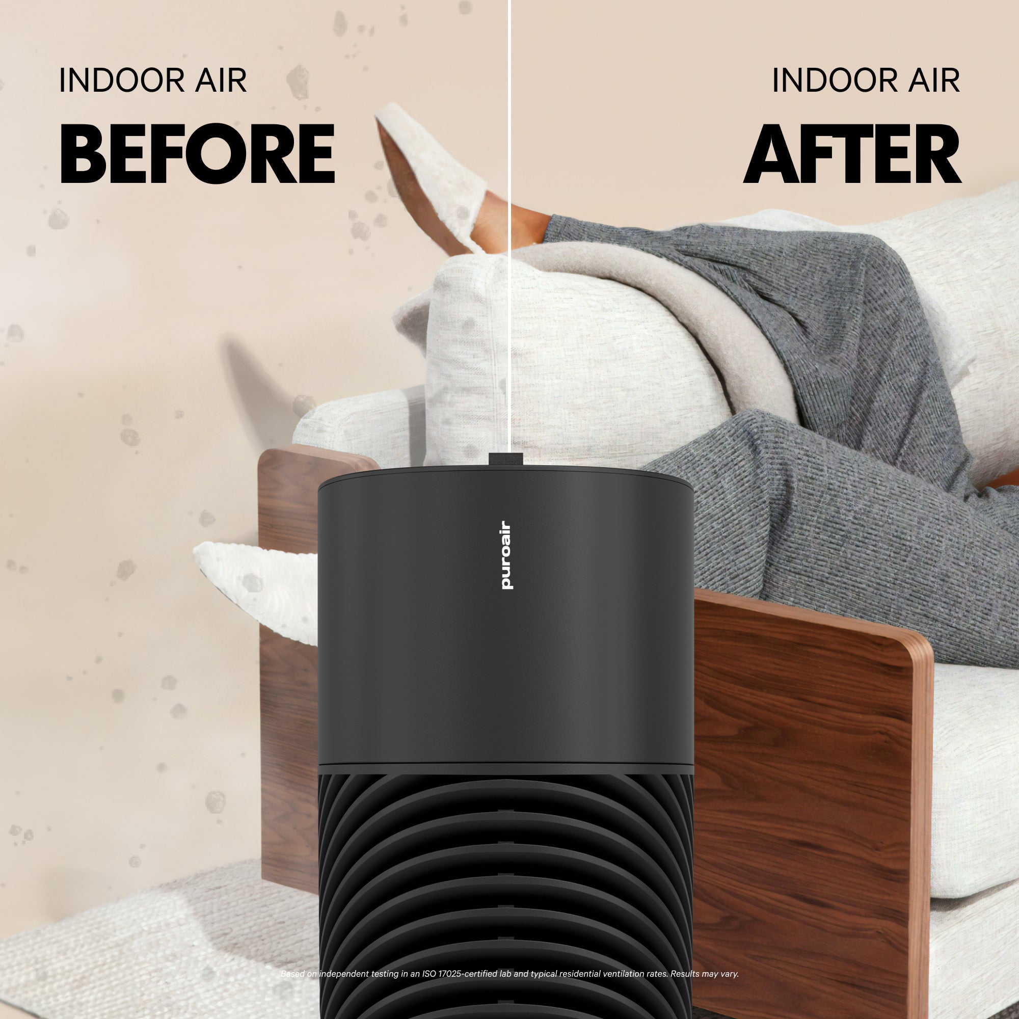 PuroAir 130i Smart HEPA Air Purifier – Smart Home Air Cleaner with HEPA Filter