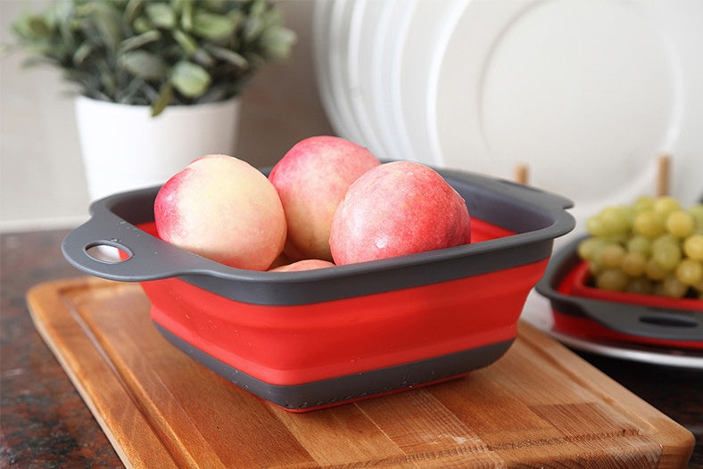 🧺 Square Folding Telescopic Drain Basket