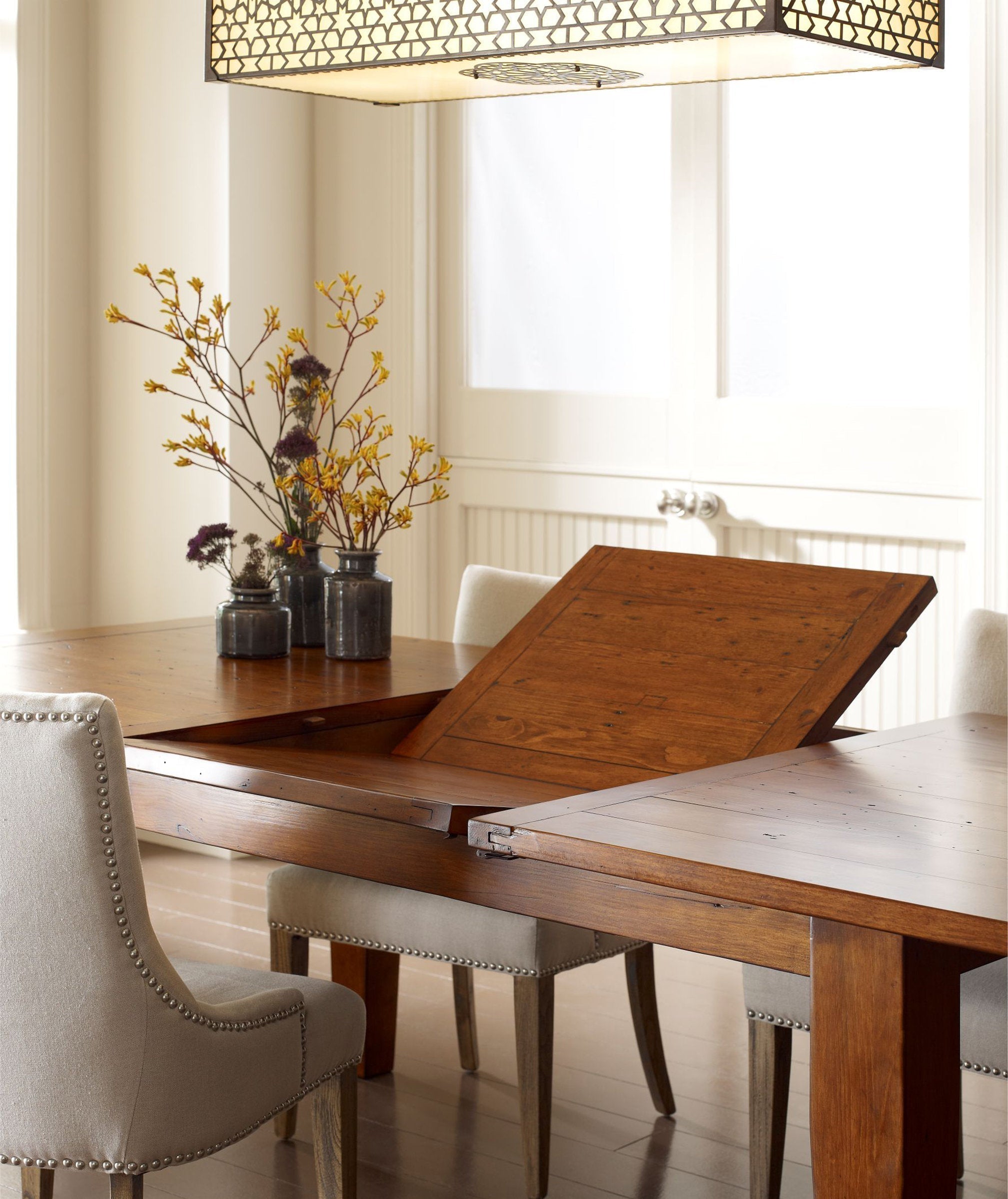 LH Home Irish Coast Regular Extension Dining Table (55"/71")