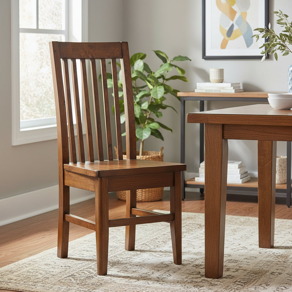 LH Home Irish Coast Slat Back Chair (Set of 2)
