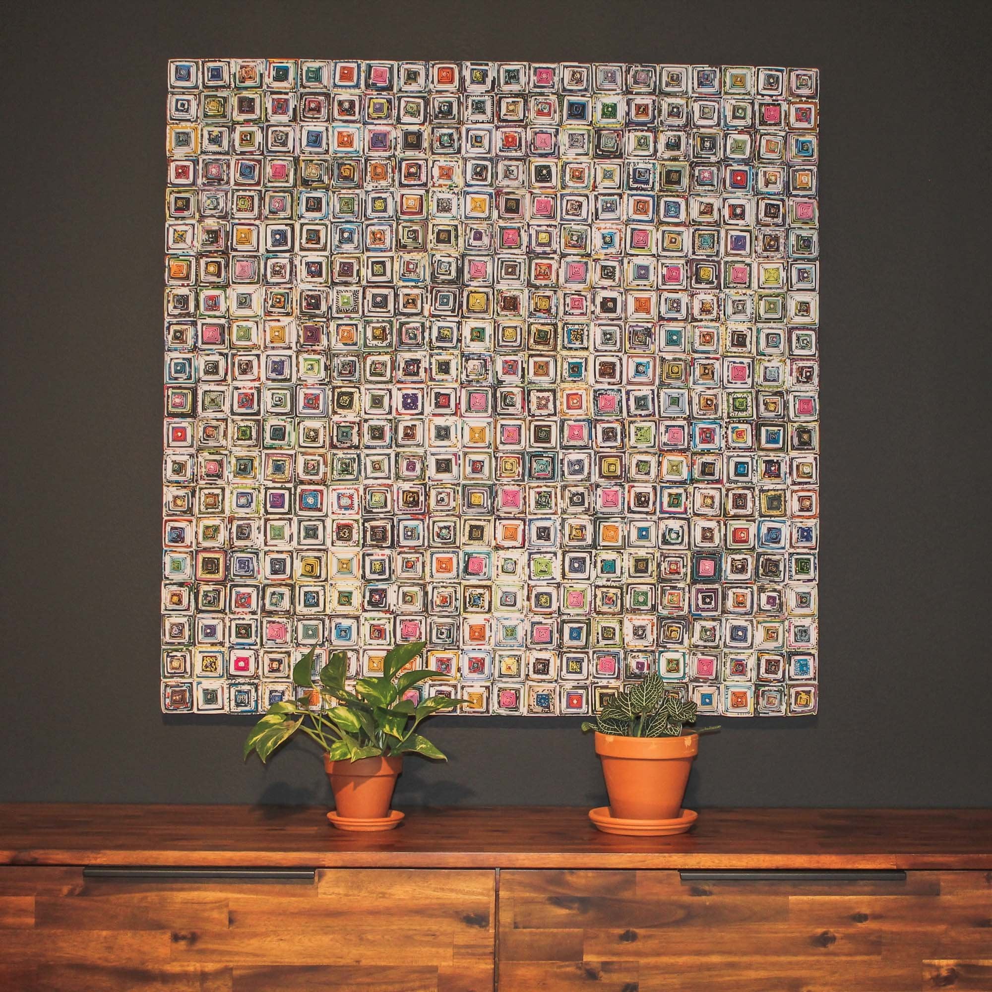 LH Home D-Bodhi Wall Deco Kaleidoscope 40"
