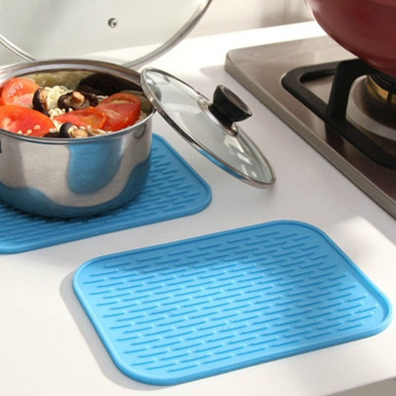 1/3pcs Silicone Pot Mat, Placemat, Cup Mat - Heat Resistant, Creative Coffee Mat For Countertops Tables - For Kitchen Decoration - Suitable for Everyday Use - Perfect Gift for Housewarming