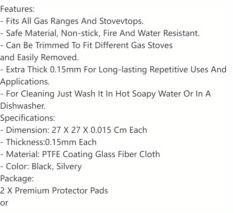 1/4/8pcs Premium Reusable Gas Range Stovetop, Burner Protector Pad Liner Cover, Extra Thick 0.15mm For Cleaning Kitchen Tools