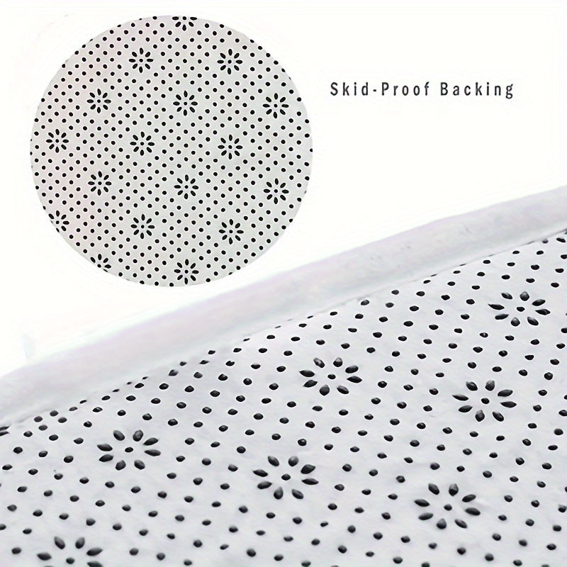 1pc SoftTouch Graphic Kitchen Mat - Aisle Runners with Stain-Resistant Waterproof and Machine Washable Design, Soft Comfortable Area Rug for Living Room Bedroom Kitchen Supplies, Easy to Clean and Maintain