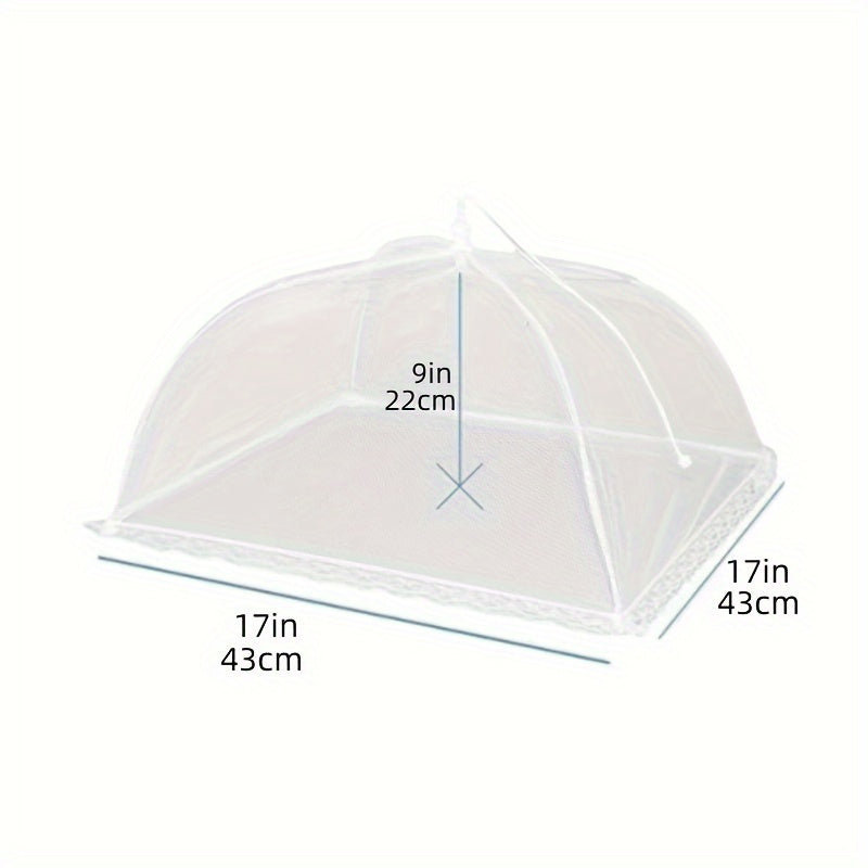 3pcs Ultimate Foldable Picnic Net Food Covers - Large, UV-resistant, Dust-proof Kitchen Tool - Perfect for Vegetables, Restaurants, Food Trucks, Outdoor & Indoor Dining Adventures