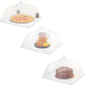 3pcs Ultimate Foldable Picnic Net Food Covers - Large, UV-resistant, Dust-proof Kitchen Tool - Perfect for Vegetables, Restaurants, Food Trucks, Outdoor & Indoor Dining Adventures
