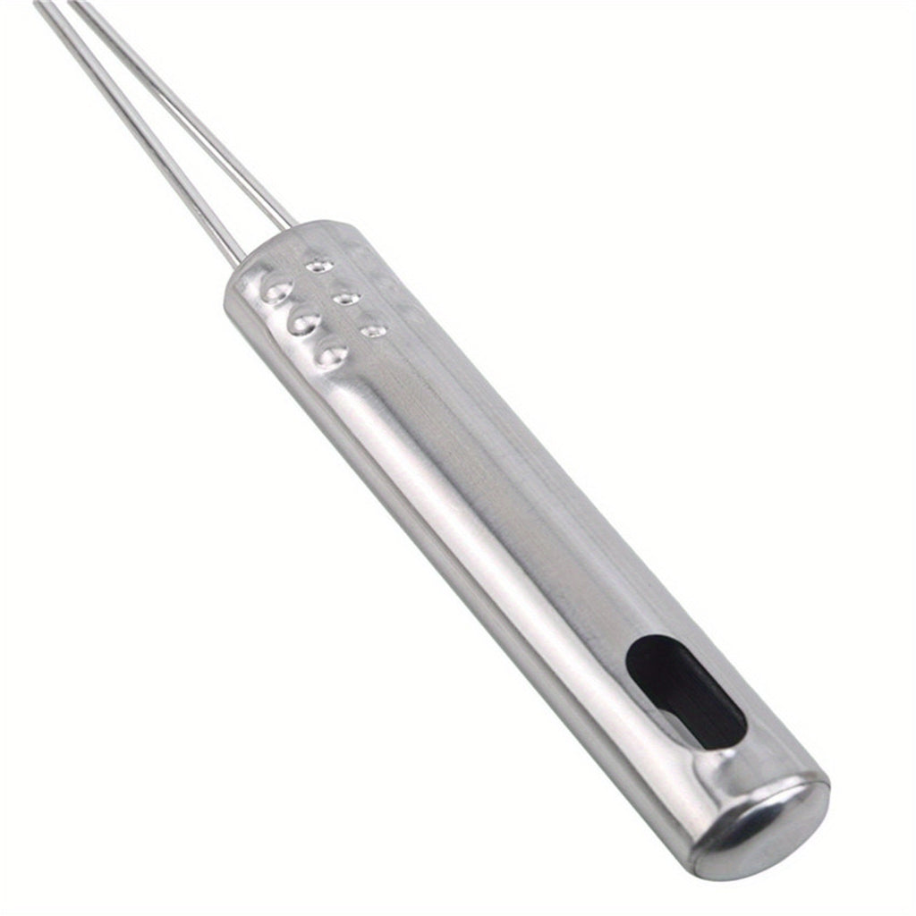 1pc Premium Metal Wire Strainer Ladle - Ergonomic Handle, Fine Mesh Skimmer Spoon for Frying, Boiling & Draining - Essential Kitchen Tool for Delicious Fried Food, Sturdy & Versatile Gadget