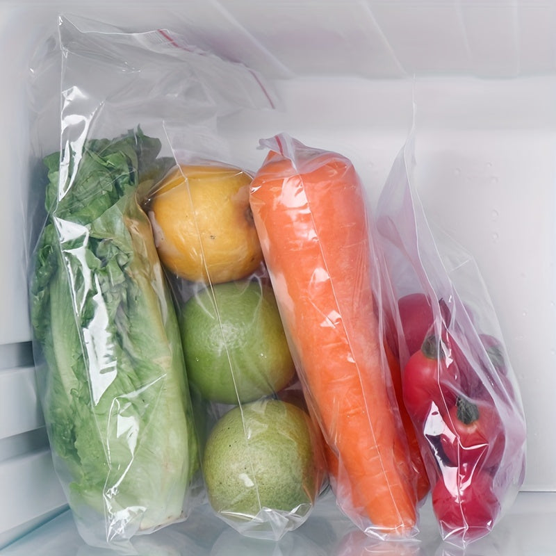 Value Pack 100pcs, Plastic Zipper Bags, PE Gallon Food Storage Bags, Item Storage Bags, Restaurant Kitchen Use