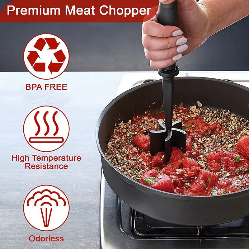 Factory ABS Meat Masher and Mixing Stick for Food