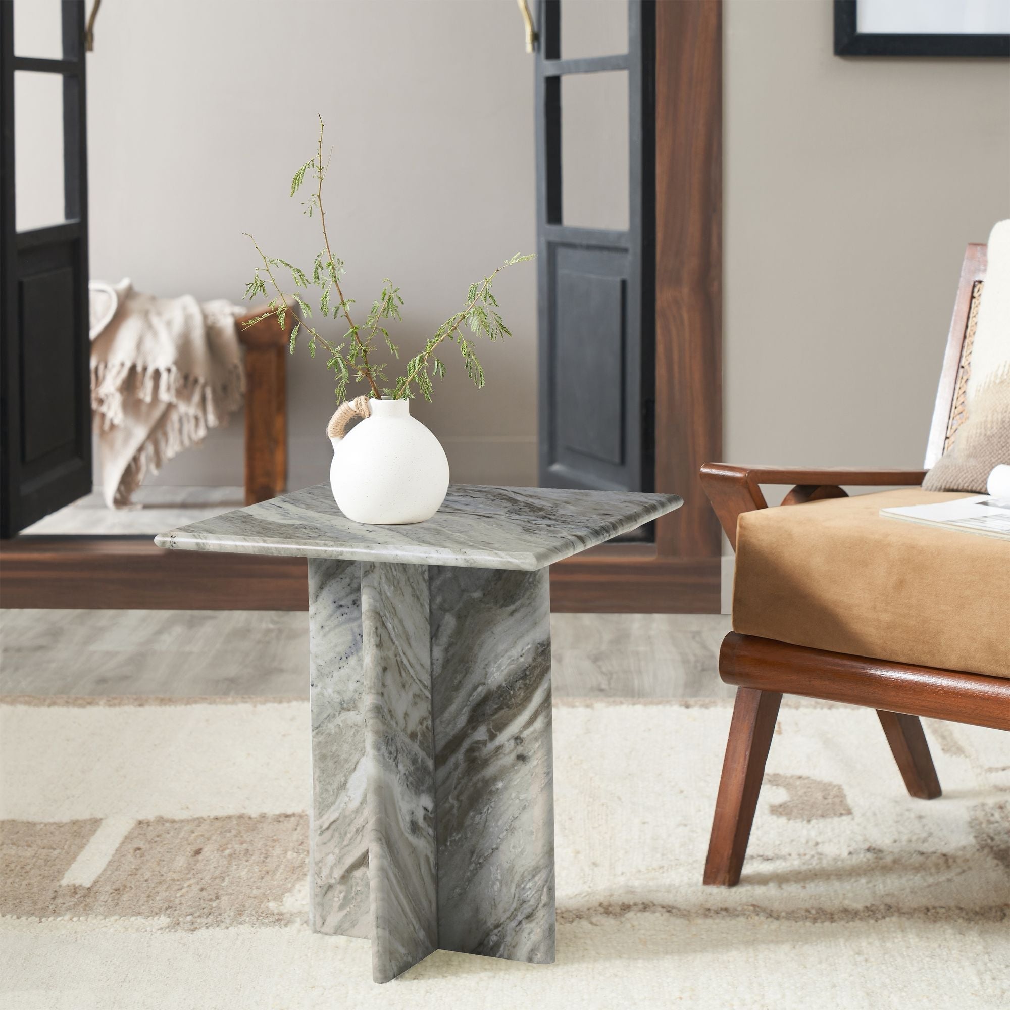 Renwil Grayson 20" Height Table - Grey
