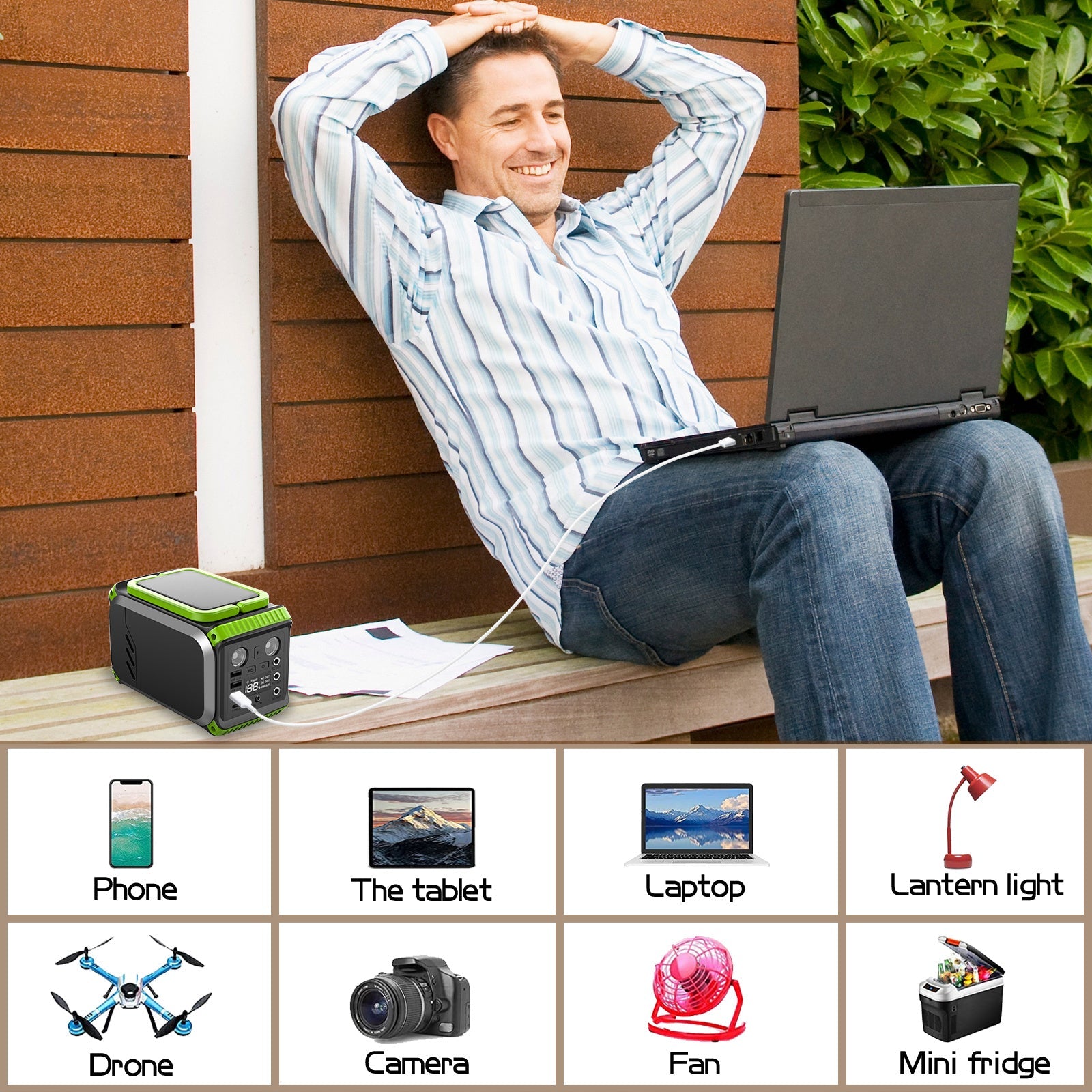 Portable Solar Camping Power Station