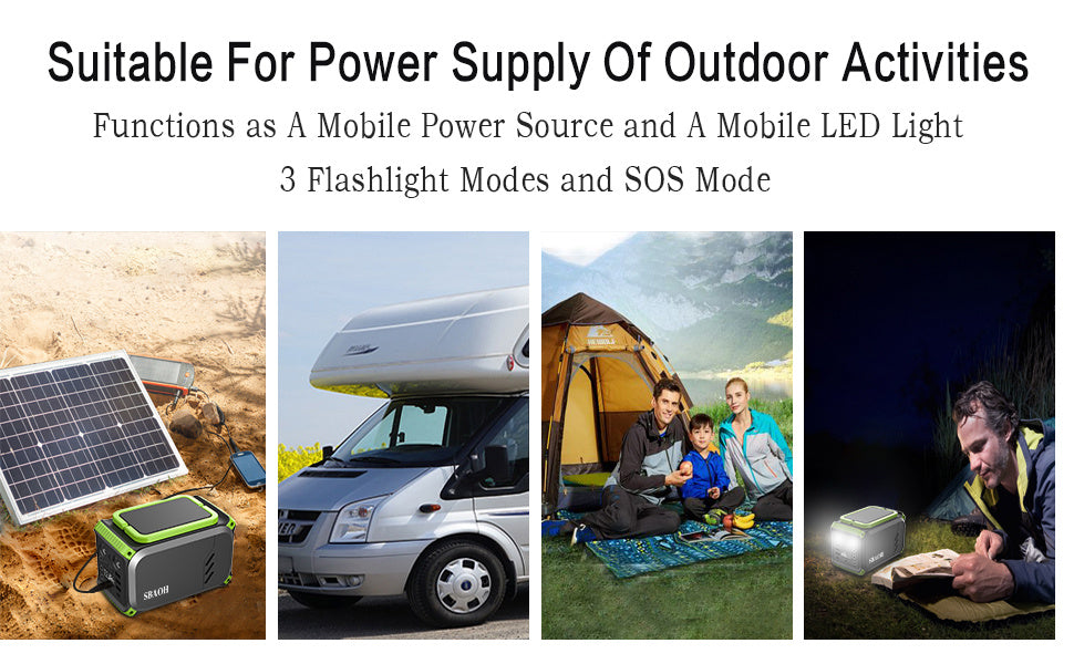 Portable Solar Camping Power Station
