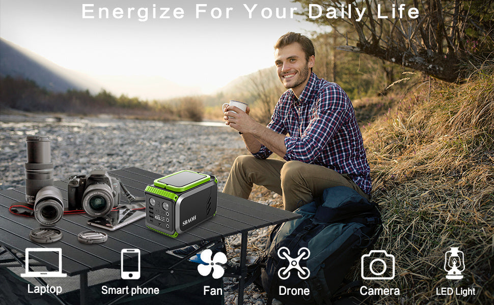 Portable Solar Camping Power Station
