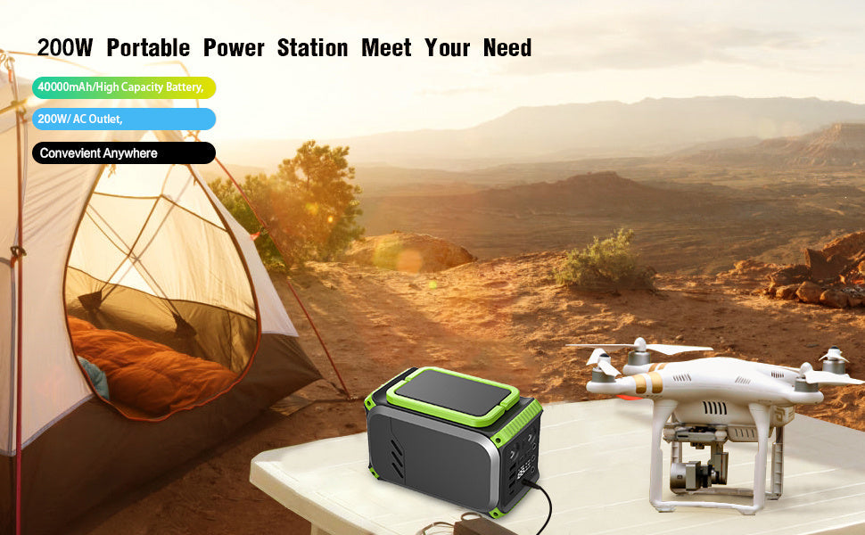 Portable Solar Camping Power Station