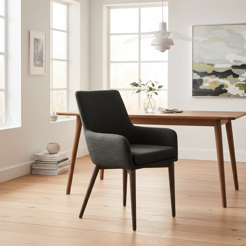 LH Home Fritz Arm Dining Chair (Set of 2)