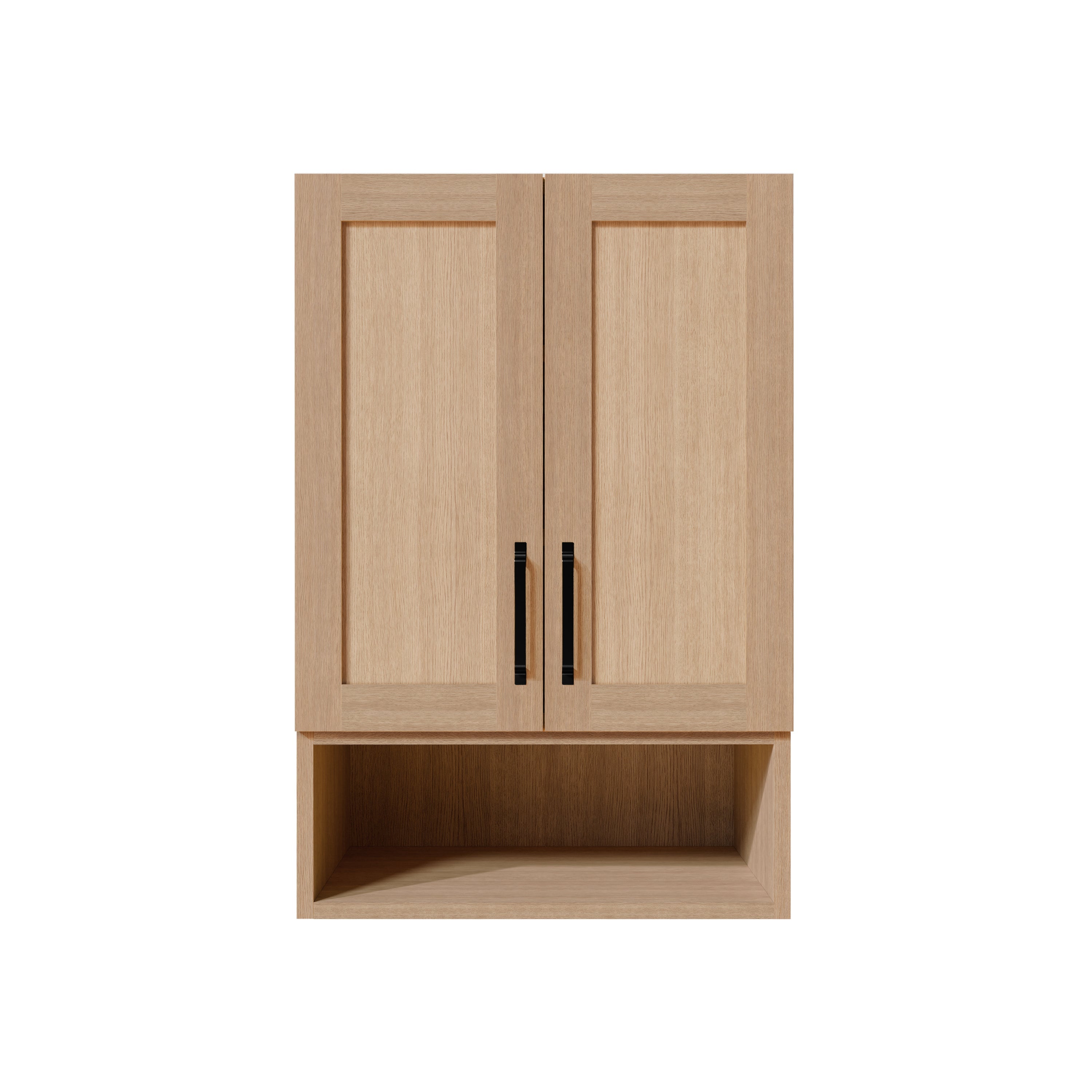 Arlo 24" x 36" Solid-Wood Wall Mounted Storage Cabinet