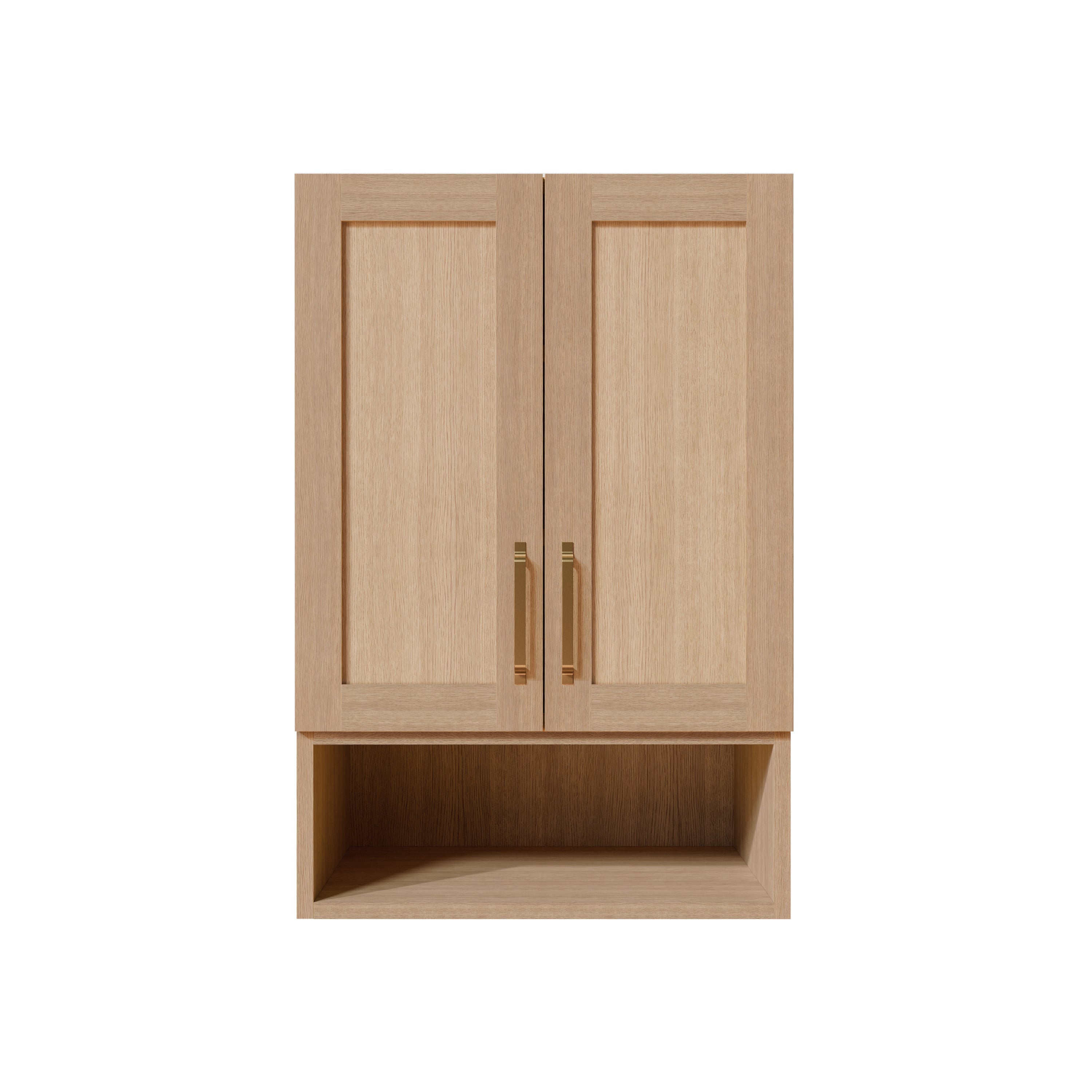 Arlo 24" x 36" Solid-Wood Wall Mounted Storage Cabinet