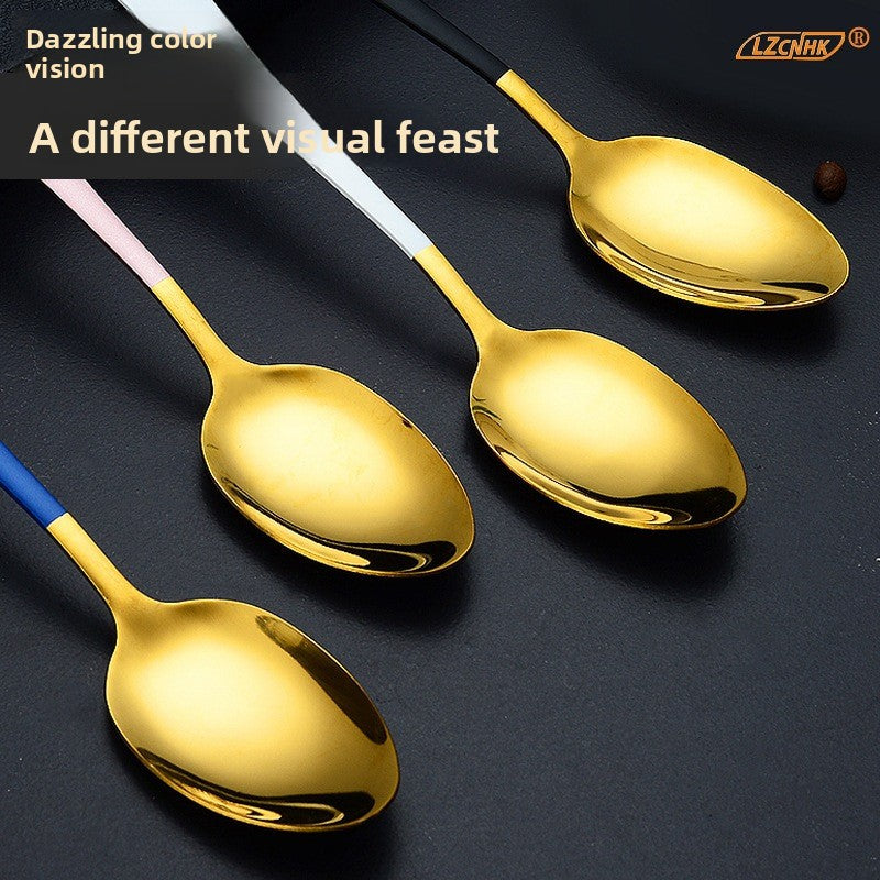 4-Piece Stainless Steel Cutlery Set  Mirror Polished Knife, Fork & Spoon for Home & Restaurant