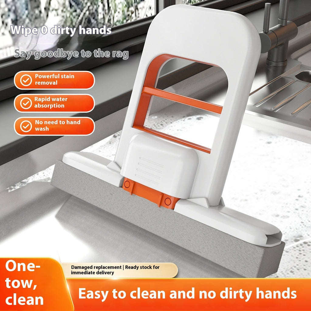 Handheld Mini Foldable Desktop Mop – Portable Sponge Cleaning Tool