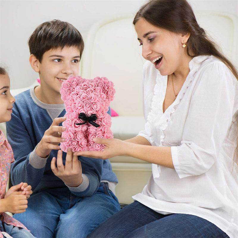 Valentine Foam Forever Rose Teddy Bear