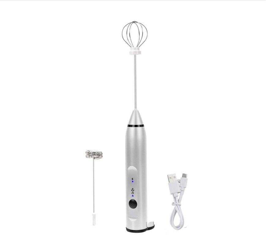 ❄️ Electric Milk Frother – Velvety Foam for Coffee, Lattes & More