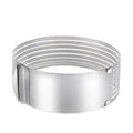 Adjustable Stainless Steel Cake Slicer Telescopic Layer Cutter for Even Baking