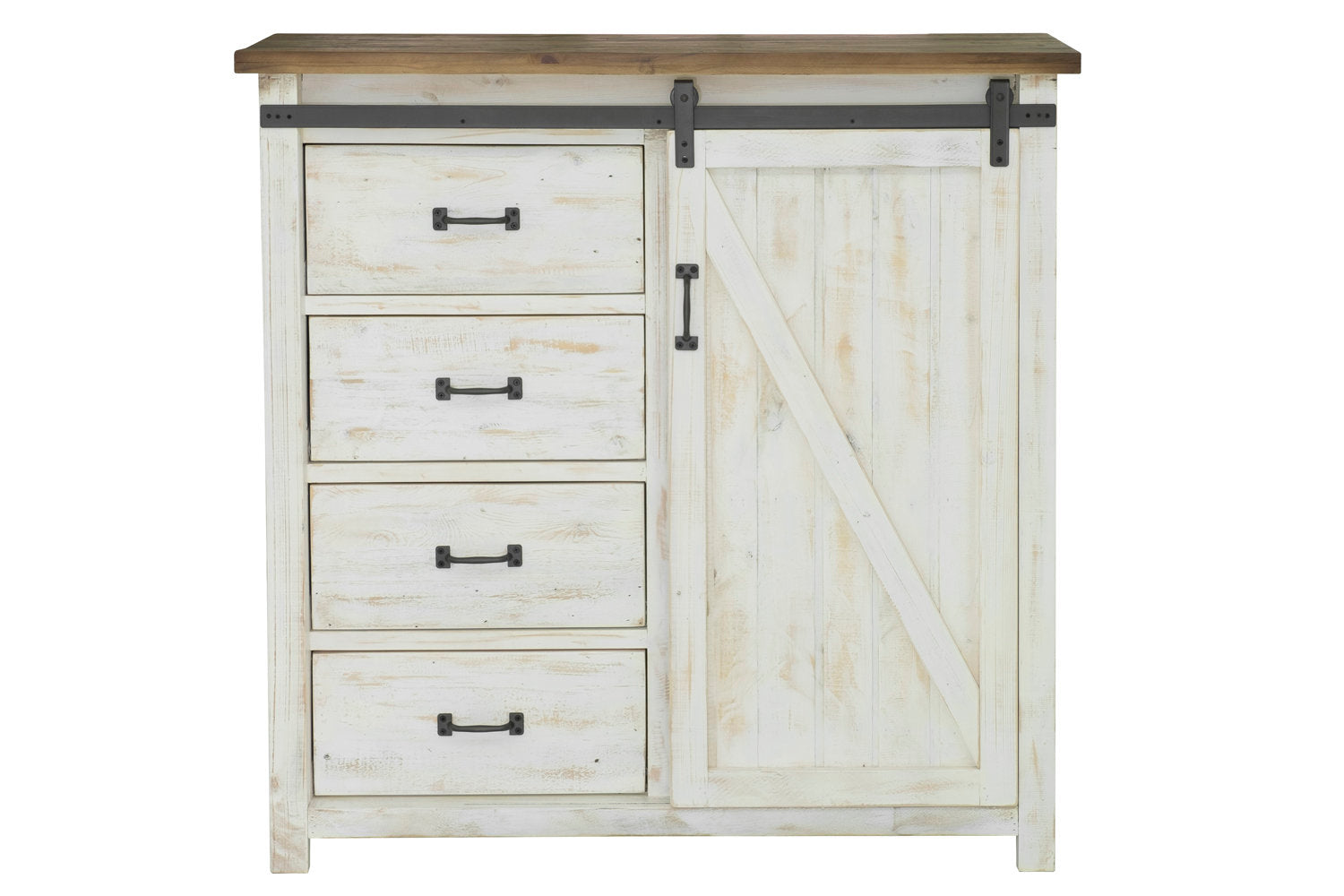 LH Home Provence 4 Drawer Chest With 1 Door