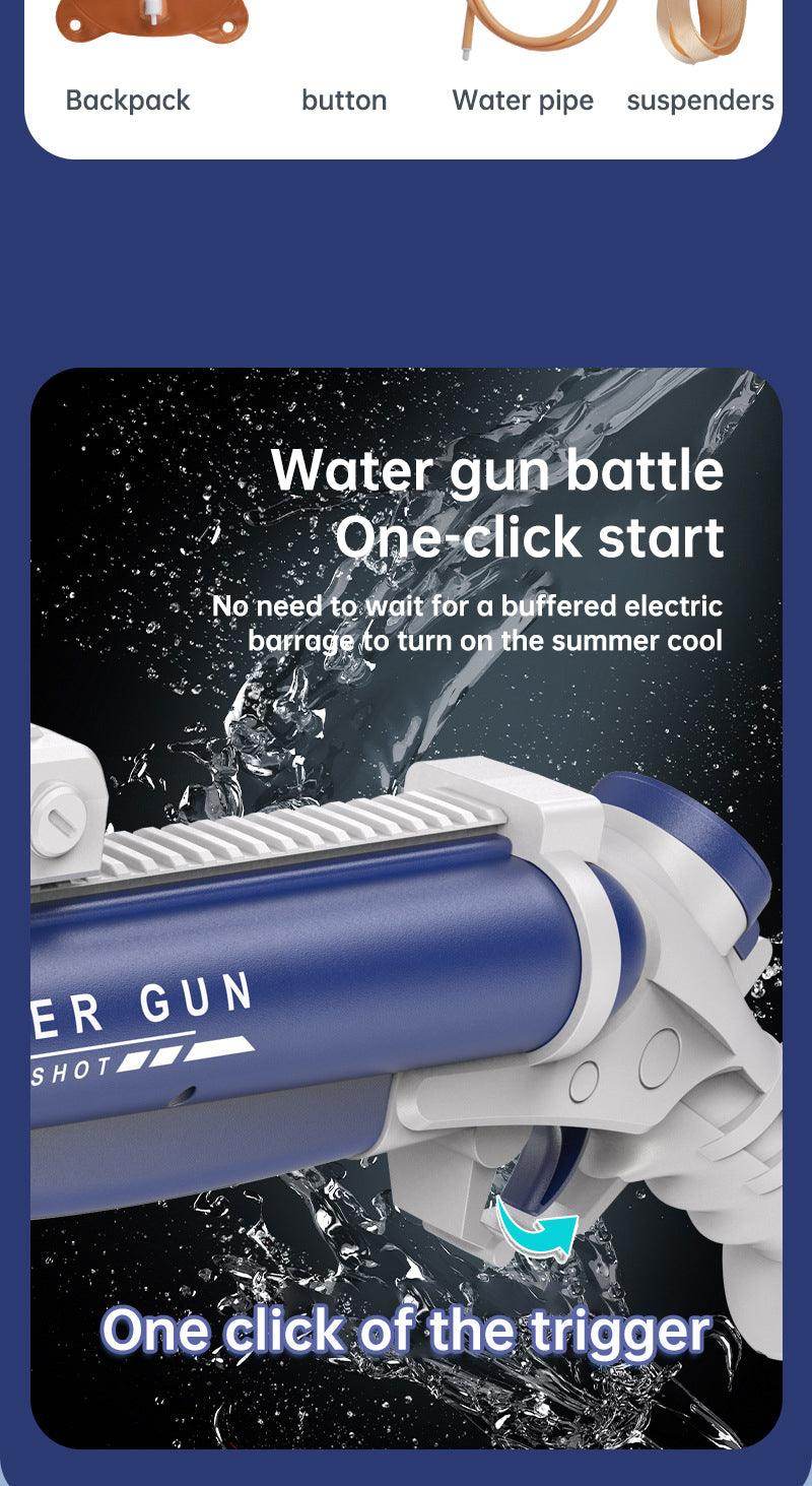 Double tube electric water gun