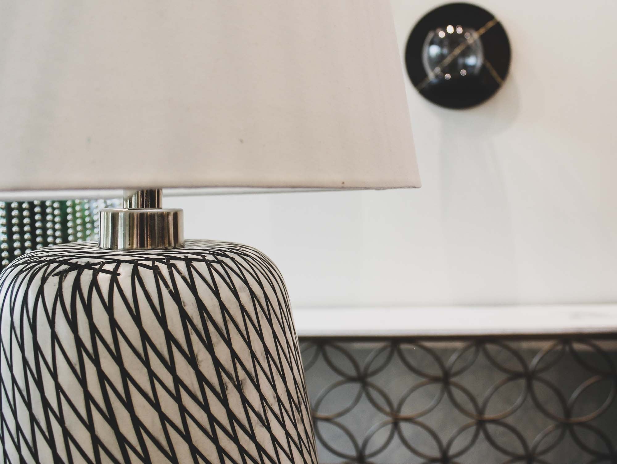 LH Home Skye Swirl Lamp