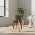 LH Home Patio Small Round Standing Pot