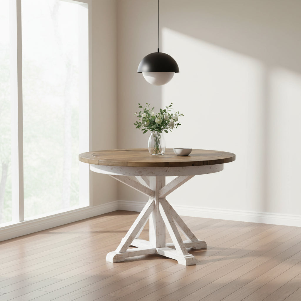 LH Home Provence Round Extension Table (47"/63")