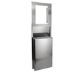 Custom Trash Can, 9.6 gal., Stainless Stl