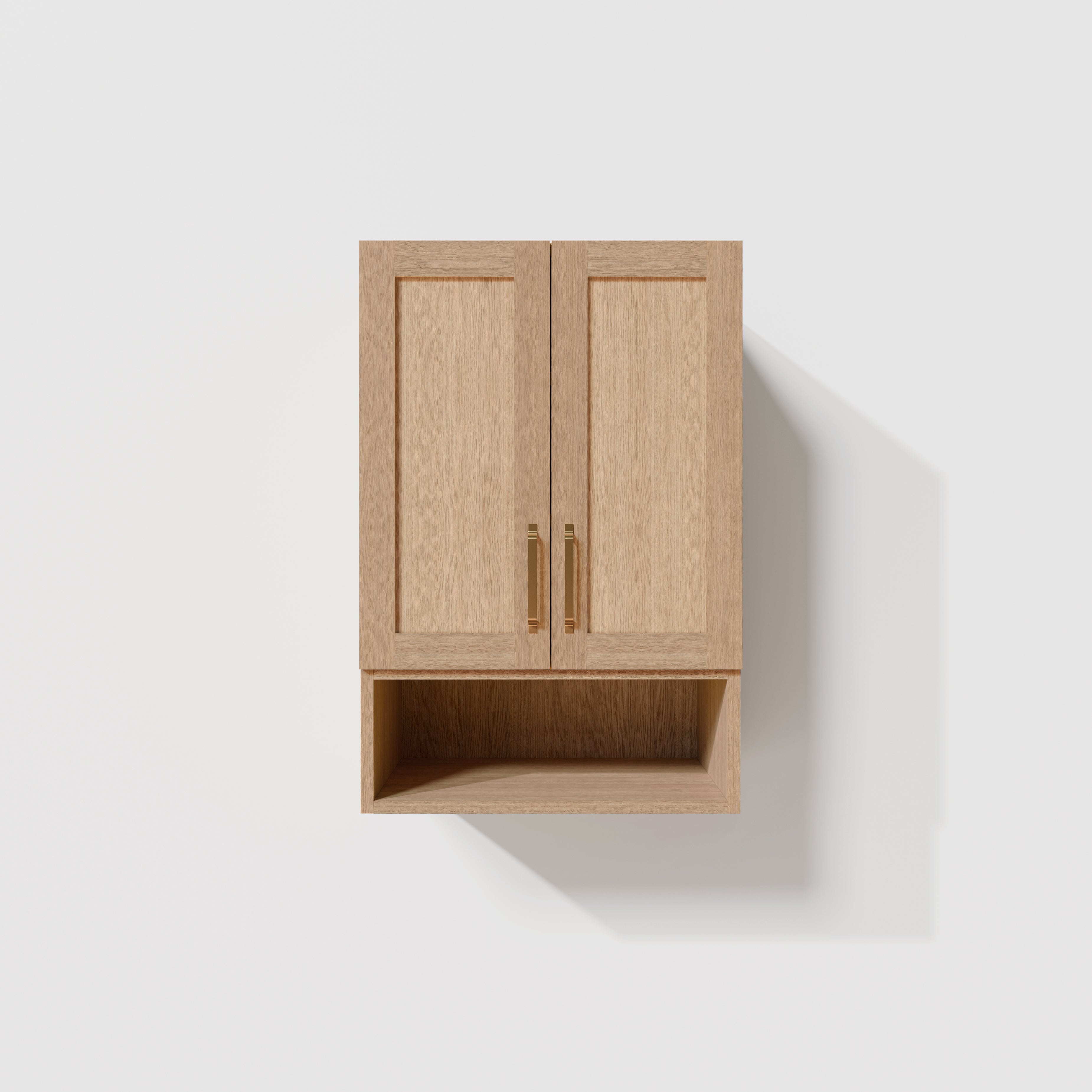 Arlo 24" x 36" Solid-Wood Wall Mounted Storage Cabinet