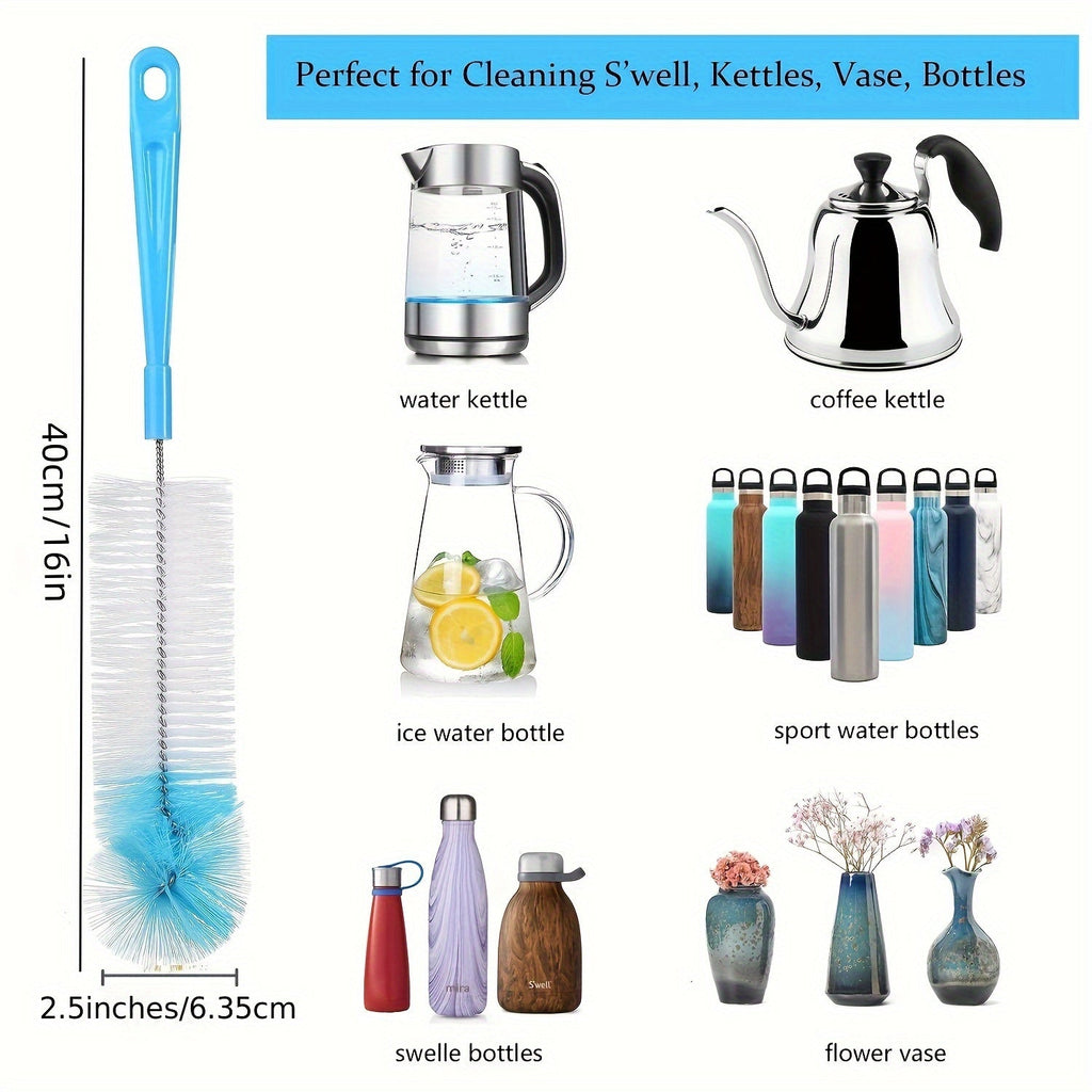 8pcs/set, Cup Brush, Long Handle Bottle Cleaning Brush, Straw Brush, Tea Stain Removal Brush, No Dead Corner, Multipurpose Kitchen Cleaning Brush, For Water Bottle, Tea Cup, Groove, Cleaning Supplies, Cleaning Tool, Christmas