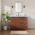 Rowan 42" Black Walnut Vanity with Quartz Countertop