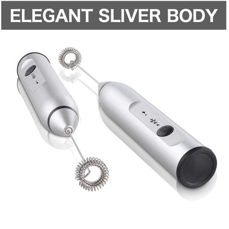 ❄️ Electric Milk Frother – Velvety Foam for Coffee, Lattes & More