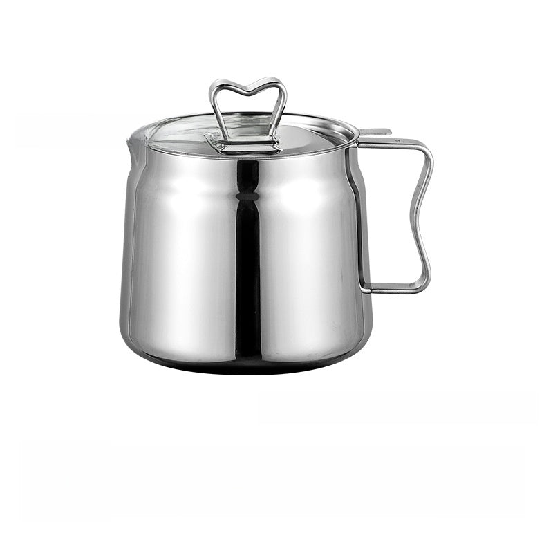 304 Stainless Steel Oil Container ? With Built-In Strainer for Cooking Oil Storage