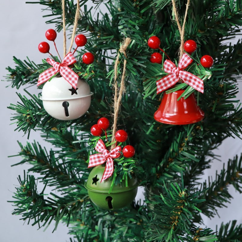 🔔 Jingling Bell Pendant – Hemp Rope Chinese Hawthorn Hanging Décor