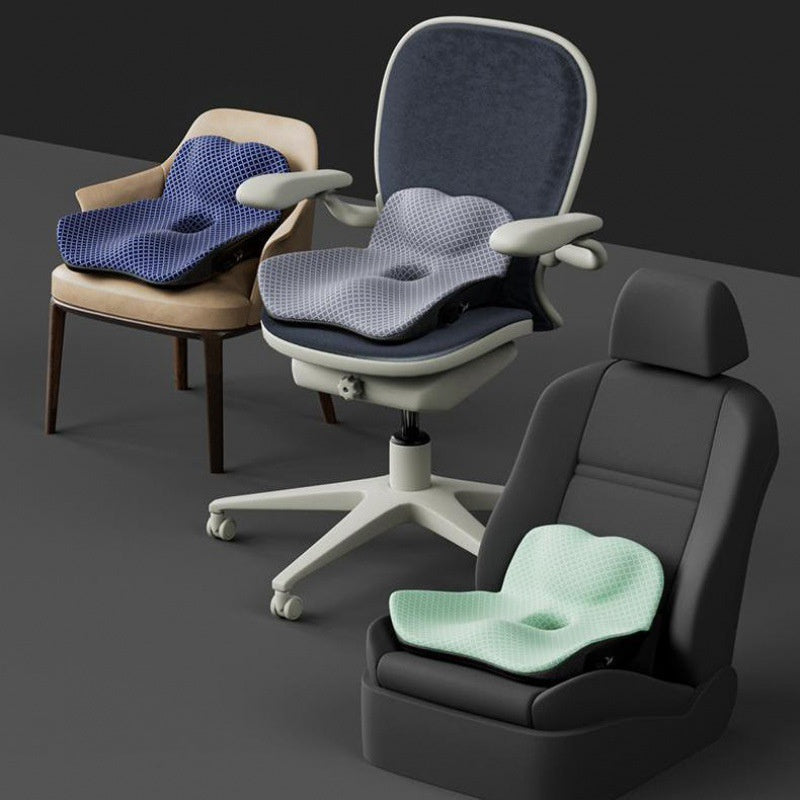 🔥 Heated Cushion with Backrest – Office & Home Ergonomic Seat Pad