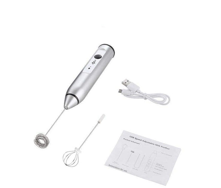 ❄️ Electric Milk Frother – Velvety Foam for Coffee, Lattes & More