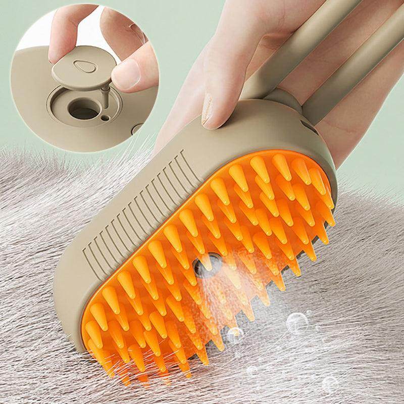 Cat Steam Brush For Massage Pet Grooming Comb