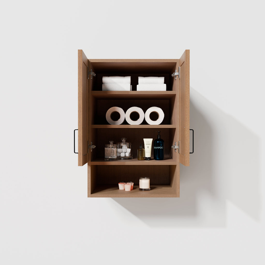Arlo 24" x 36" Solid-Wood Wall Mounted Storage Cabinet
