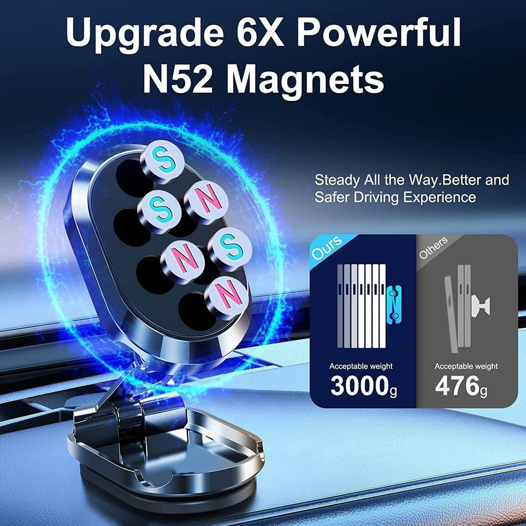 Magnetic phone holder for car