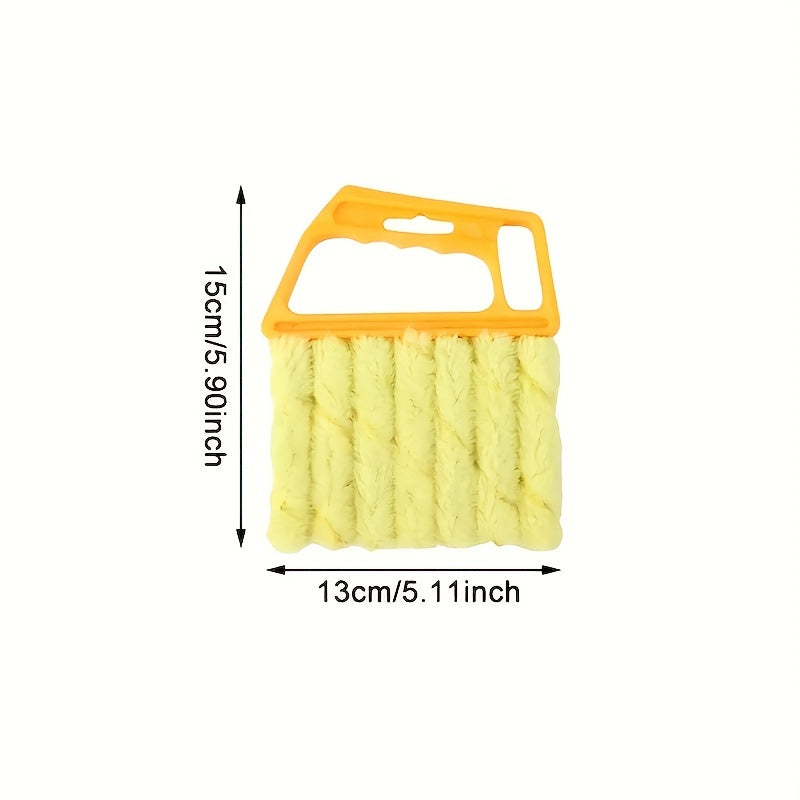 Multi-Functional Window Blind Cleaning Brush, Home Curtain Dust Removal Tool, Plastic Material, No Electricity Needed, Ideal for Living Room, Bedroom, Kitchen, Car, Furniture Use